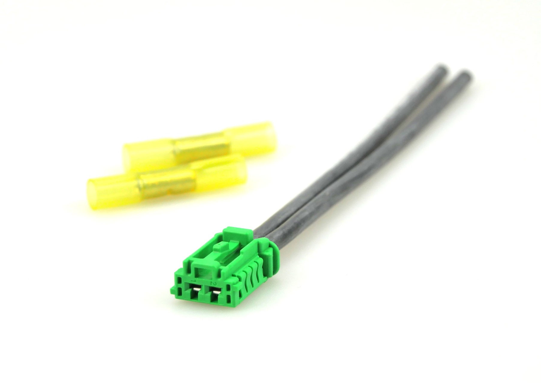 Stecker Heizgebläsewiderstand grün 2-polig
